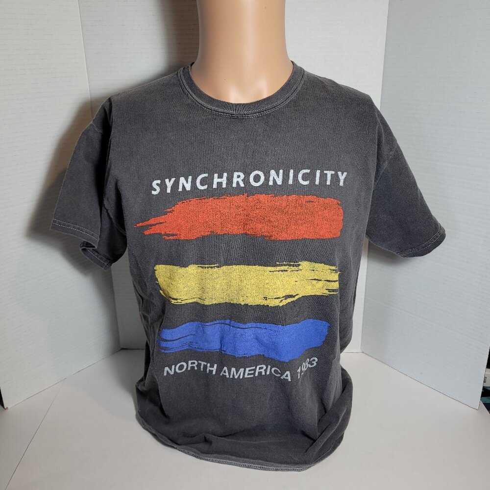 The Police Synchronicity North America 1983 T-Shirt Men's Size S
